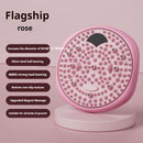 Magnetic Foot Massage & Waist Twisting Disc｜Home Body-Shaping Fitness Equipment, Silent Anti-Slip Dual-Function, Promotes Circulation & Improves Sleep（pink）