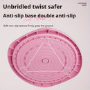 Magnetic Foot Massage & Waist Twisting Disc｜Home Body-Shaping Fitness Equipment, Silent Anti-Slip Dual-Function, Promotes Circulation & Improves Sleep（pink）