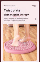 Magnetic Foot Massage & Waist Twisting Disc｜Home Body-Shaping Fitness Equipment, Silent Anti-Slip Dual-Function, Promotes Circulation & Improves Sleep（green）