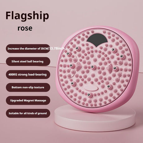 Magnetic Foot Massage & Waist Twisting Disc｜Home Body-Shaping Fitness Equipment, Silent Anti-Slip Dual-Function, Promotes Circulation & Improves Sleep（green）