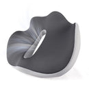 Seat Cushion for Office Chair Orthopedic Memory Foam Coccyx Support Pad Sciatica Pain Relief Tailbone Back Comfort Posture Alignment Pressure Massage Home Car Work - Gray - Size 1 Pack