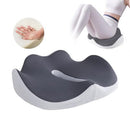 Seat Cushion for Office Chair Orthopedic Memory Foam Coccyx Support Pad Sciatica Pain Relief Tailbone Back Comfort Posture Alignment Pressure Massage Home Car Work - Navy - Size 1 Pack