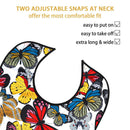 3 Pack Adult Bibs for Women, Reusable Adult Bibs for Eating with Optional Crumb Catcher, Waterproof Washable Dining Clothing Protector, Gifts for Women/Mom