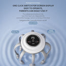 Smart Octopus Head Massager – 9 Modes, 360° Coverage, Wireless & Portable for Deep Relaxation - White