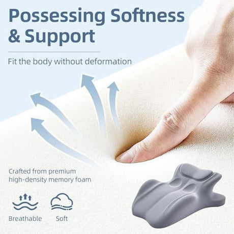 Intimacy Pillow 27 Degree Couples Pillow for Couples Sweet Spot Intimacy Pillows, Maintains Perfect 27 Angle Every Time, Firm Foam that Won?t Shift, Waterproof & Washable Cover - Black - Size 23.22 * 18.11 * 9.44 in