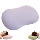 21.6*13.7*3.5inch Ice Silk Neck Support Pillow,Soft Ergonomic Memory Foam Pillow for Side Sleeper,Slow Rebound Head Neck Pillow with Washable Cover - Purple - Size 21.6*13.7*3.5inch