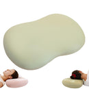 21.6*13.7*3.5inch Ice Silk Neck Support Pillow,Soft Ergonomic Memory Foam Pillow for Side Sleeper,Slow Rebound Head Neck Pillow with Washable Cover - Green - Size 21.6*13.7*3.5inch