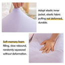 12.5*7.8*3.5inch Ice Silk Neck Support Pillow,Soft Ergonomic Memory Foam Pillow for Side Sleeper,Slow Rebound Head Neck Pillow with Washable Cover - Gray - Size 12.5*7.8*3.5inch
