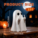 Halloween Ghost Figurine-Spooky & Cute Ghost Statue for Home, Desk, Party Decor | FunnyGhost Halloween Decor Indoor White Chgfs Ghost