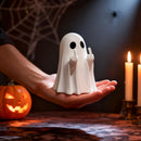 Halloween Ghost Figurine-Spooky & Cute Ghost Statue for Home, Desk, Party Decor | FunnyGhost Halloween Decor Indoor White Chgfs Ghost