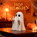 Halloween Ghost Figurine-Spooky & Cute Ghost Statue for Home, Desk, Party Decor | FunnyGhost Halloween Decor Indoor White Chgfs Ghost