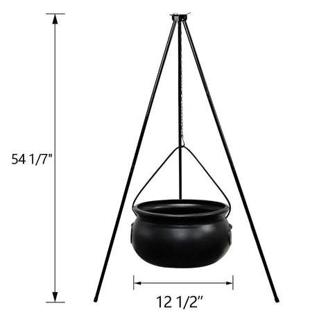 Halloween Decorations Outdoor - Large Witches Cauldron on 54