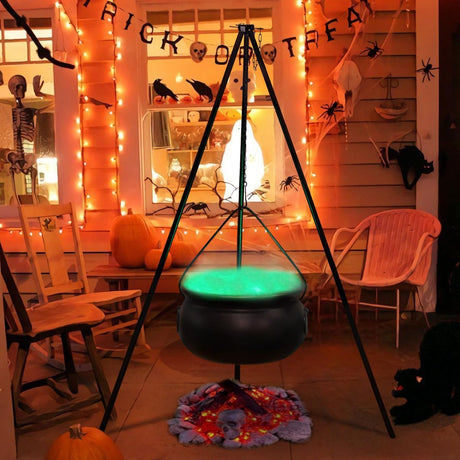 Halloween Decorations Outdoor - Large Witches Cauldron on 54