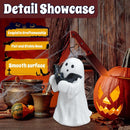 Halloween Ghost Figurine - Spooky Resin Ghost Statue, Hugging the Ghost of a Bat Ghost Halloween Decor Home Decoration Humorous Desktop Art Piece White Hugging the Ghost of a Bat