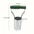 2-Piece Garden Plant Transplanter and Dibber Set for Australian Gardens-Green