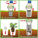 2-Piece Garden Plant Transplanter and Dibber Set for Australian Gardens-Green