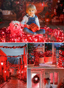 Solar String Lights Outdoor Waterproof, LED Outdoor Light | Solar Fairy Lights with 8 Lighting Modes, IP65 Waterproof Solar Christmas Halloween Lights for Outdoor Outside Tree Patio - Red - Size 22ft 30-LED String Light