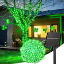 Solar String Lights Outdoor Waterproof, LED Outdoor Light | Solar Fairy Lights with 8 Lighting Modes, IP65 Waterproof Solar Christmas Halloween Lights for Outdoor Outside Tree Patio - Green - Size 40ft 100-LED String Light