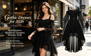 Women Witch Dress Halloween Costumes Vampire Woman Renaissance Medieval Butterfly Sleeve Mesh Gothic Dresses - Red - Size XL
