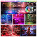 Disco Ball Light RGB Magic Ball Strobe Pattern Light with UV Light, Suitable for Home Parties, Halloween Parties, Bars, Christmas Parties and Weddings