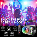Disco Ball Light RGB Magic Ball Strobe Pattern Light with UV Light, Suitable for Home Parties, Halloween Parties, Bars, Christmas Parties and Weddings
