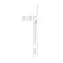Waste Collector Aquarium Debris Remover, Blue Transparent Tube with Removable Mesh Cup Clip on Mount for Routine Water Care - Black - Size 1Pack
