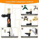 33ft Gravel Vacuum for Aquarium Water Changer Fish Tank Cleaning Tools,Siphon Universal Quick Pump Aquarium Water Changing - Clear - Size 33ft