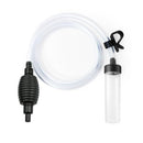 7ft Aquarium Siphon Vacuum Cleaner for Fish Tank Cleaning Gravel & Sand - Clear - Size 7ft