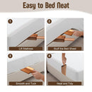 Acacia Wood Mattress Lifter Bed-Making Tool Set Mattress Lifting Wedge Bed