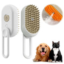 Rechargeable Pet Steam Comb 3 In 1 Pet Grooming Tool Pet Steam Brush Anti