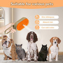 Rechargeable Pet Steam Comb 3 In 1 Pet Grooming Tool Pet Steam Brush Anti