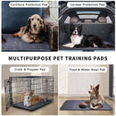 2-Pack Reusable Dog Urine Pads Dog Pee Pads Absorbent Dog Pads Dog Training Pads - Dark Gray / 48in*60in