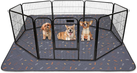 Reusable Dog Urine Pads Dog Pee Pads Absorbent Dog Pads Dog Training Pads - Dark Gray / 72in*72in