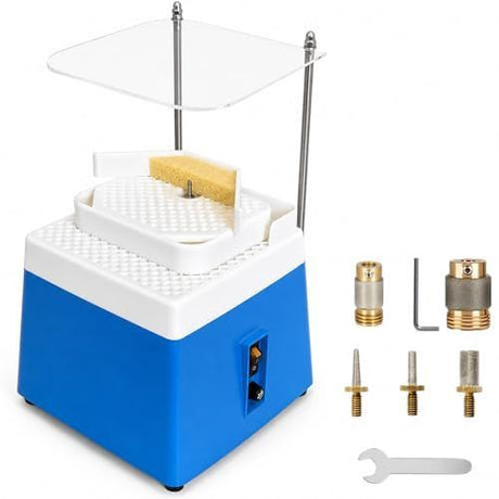 Stained glass grinder,4200r/min Glass grinder,with 5 Sizes Diamond Bits Automatic Water Filling Function, 5/8