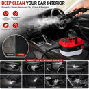 Versora Pro Car Steam Cleaner, 2500W Steam Cleaner, Lightweight High-Temp Steamer for Auto Detailing, Sofa, Tile & Grease, Large Tank + Brush Heads Included (White)