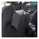 2Pack Foldable Waterproof Car Trash Can, Small | leakproof liner, hanging storage-bag design, fits most cars, SUVs, and trucks, car interior accessories - Black - Size 2Pack