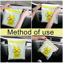 120pcs Car Trash Bag, Stick-on Disposable Trash Bag | Leakproof Vomit Bags for Car, Kitchen, Travel, Camping, Bedroom, Study Room, Office