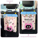 20Pcs Disposable Car Trash Bag, Car Garbage Bag Hanging Vehicle Trash Can Auto Rubbish Pouch Dustbin Bags Garbage Container Car Accessories, Leakproof, Smellproof, Portable for Women & Adults - Pink - Size 20 Pcs