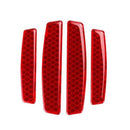 4PCS Universal Car Side Door Edge Guards Protector Real Carbon Fiber Door Edge Guard Protector Trim Molding Crash Scratch Protector Bumper Guard Protector Sticker Anti-Collision Strips - Black - Size 4PCS