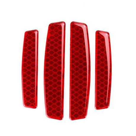 4PCS Universal Car Side Door Edge Guards Protector Real Carbon Fiber Door Edge Guard Protector Trim Molding Crash Scratch Protector Bumper Guard Protector Sticker Anti-Collision Strips - Black - Size 4PCS