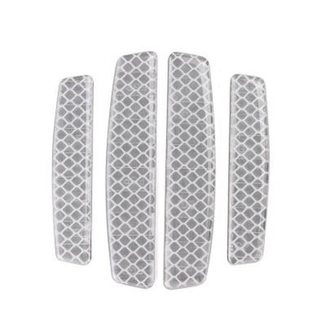 4PCS Universal Car Side Door Edge Guards Protector Real Carbon Fiber Door Edge Guard Protector Trim Molding Crash Scratch Protector Bumper Guard Protector Sticker Anti-Collision Strips - Blue - Size 4PCS