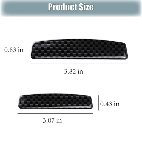 4PCS Universal Car Side Door Edge Guards Protector Real Carbon Fiber Door Edge Guard Protector Trim Molding Crash Scratch Protector Bumper Guard Protector Sticker Anti-Collision Strips - Red - Size 4PCS