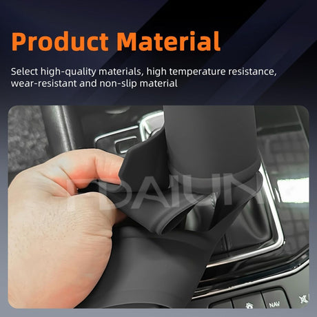 Gearshift Panel Pad for Mazda CX-5 2017-2025 Silicone | Waterproof Central Control Interior Accessories One Button - Black - Size One Button