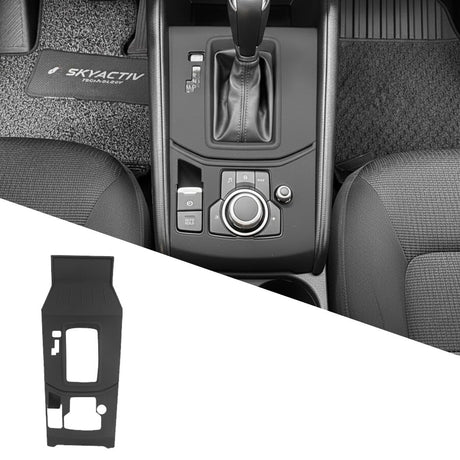 Gearshift Panel Pad for Mazda CX-5 2017-2025 Silicone | Waterproof Central Control Interior Accessories One Button - Red - Size One Button