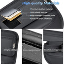 Anti-Drop Car Seat Gap Filler Organizer, Premium Leather Console Organizer, Easy Access to Phone/Keys, Universal Fit for Car SUV Truck Multi-Purpose Essentials Organizer - Red - Size 2PCS