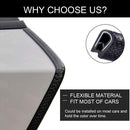 32.8ft No Glue Car Door Edge Guards Black | Reduces parking lot door dings, U-shaped rubber, fits sedans trucks SUVs, fade-resistant, protect against paint chips - Black - Size 32.8ft