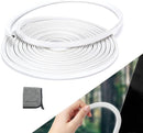 16.4ft No Glue Car Door Edge Guards Black | Reduces parking lot door dings, U-shaped rubber, fits sedans trucks SUVs, fade-resistant, protect against paint chips - White - Size 16.4ft
