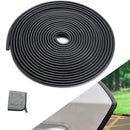 16.4ft No Glue Car Door Edge Guards Black | Reduces parking lot door dings, U-shaped rubber, fits sedans trucks SUVs, fade-resistant, protect against paint chips - White - Size 16.4ft