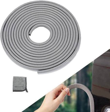 16.4ft No Glue Car Door Edge Guards Black | Reduces parking lot door dings, U-shaped rubber, fits sedans trucks SUVs, fade-resistant, protect against paint chips - White - Size 16.4ft