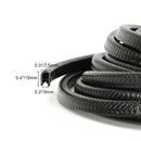 32.8ft No Glue Car Door Edge Guards Black | Reduces parking lot door dings, U-shaped rubber, fits sedans trucks SUVs, fade-resistant, protect against paint chips - White - Size 32.8ft